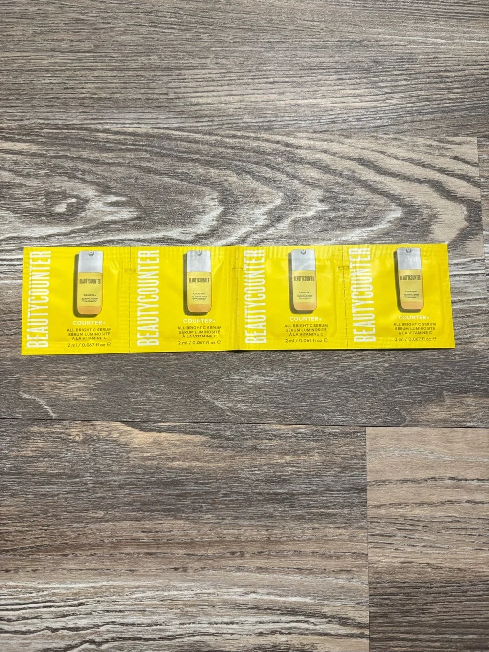 BeautyCounter All Bright C Serum & Countermatch Set Samples NIP